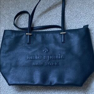 Kate Spade Black Tote Bag Spacious Elegant Design